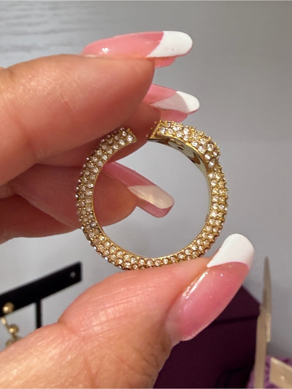 Gucci Pave Key Ring - Picture 8 of 11